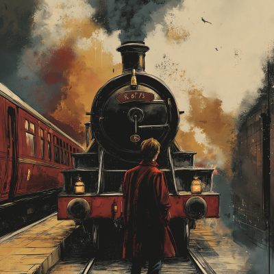 Hogwarts Express Illustration