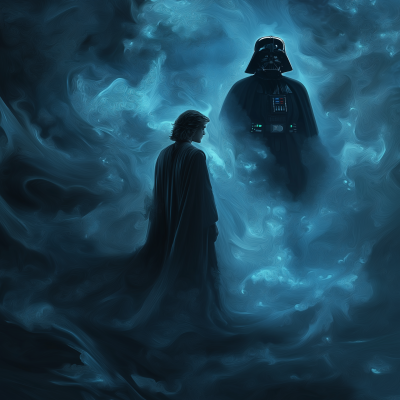 Surreal Vision of Darth Vader