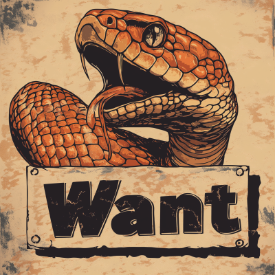 Copperhead Snake Poster