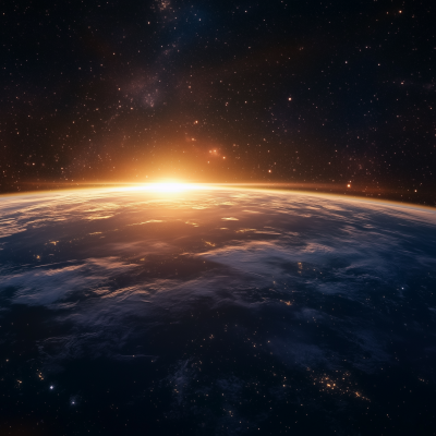 Earth Horizon from Space