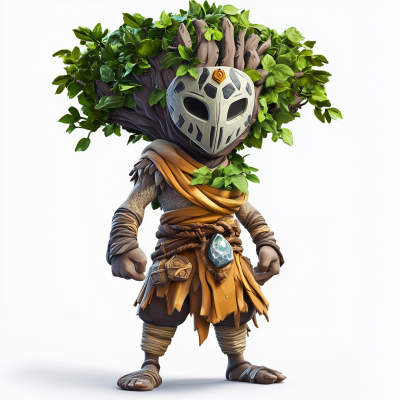 Masked Shaman Character