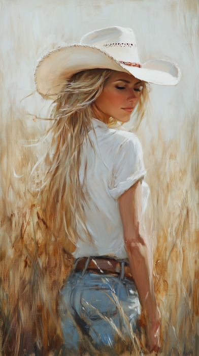 Cowboy in White