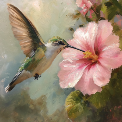 Close Up of a Hummingbird