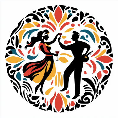 Abstract Celebration Dance