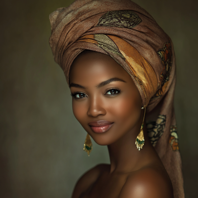 Beautiful African Woman Portrait