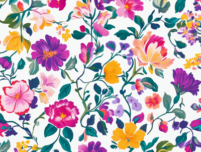 Vibrant Floral Pattern