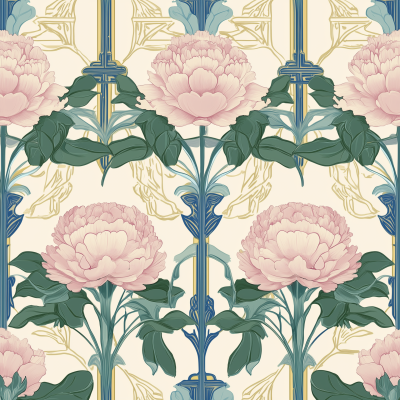 Marie Antoinette Floral Pattern