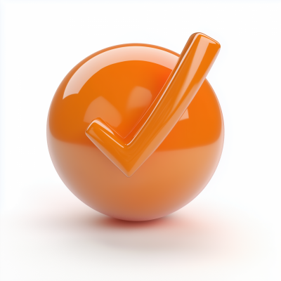 Orange Sherbet Verification Checkmark
