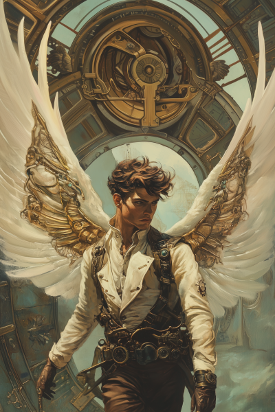Steampunk Mechanical Angel