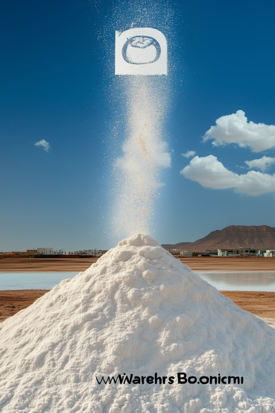 Potash Pile at the Dead Sea