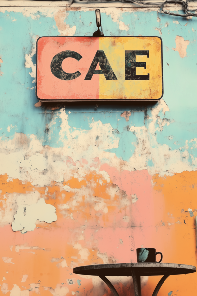 Italian Café Promotional Poster