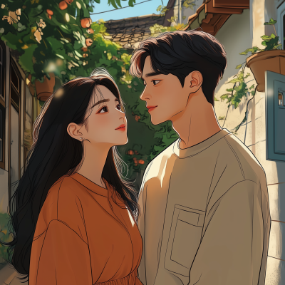 Romantic Couple in Jeju