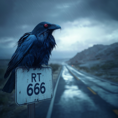 Surreal Mountain Road