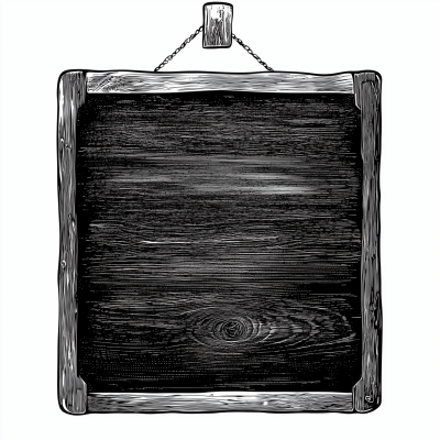 Vintage Bulletin Board Illustration