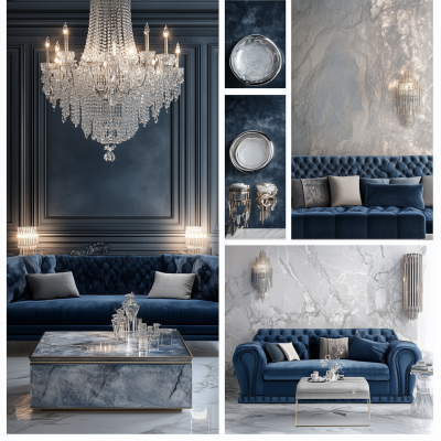 Luxurious Interior Design Moodboard