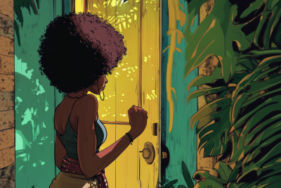 Anime Door Knock