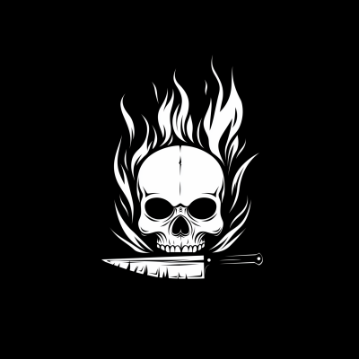 Minimal Skull Logo