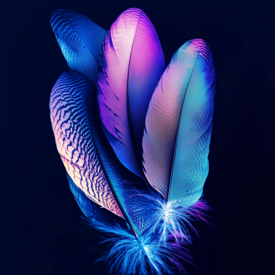 Psychedelic Feathers