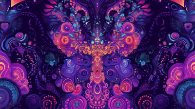 Psychedelic Bohemian Pattern