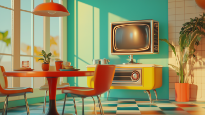 Retro 50’s TV Set