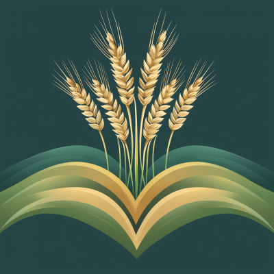 Minimalist Wheat Logo