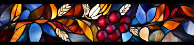 Modern Abstract Stained Glass