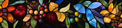 Modern Abstract Stained Glass