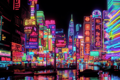 Neon Cityscape