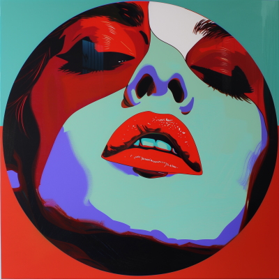 Colorful Circular Pop Art