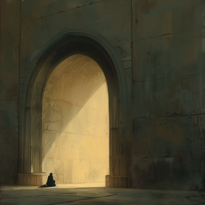 Ancient Arched Stone Gate