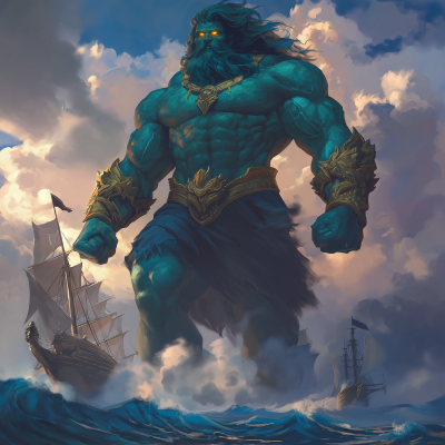 Procan the God of the Seas