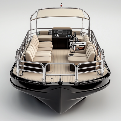 Modern Pontoon Boat