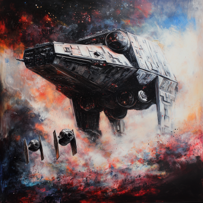 Star Wars Themed Painting