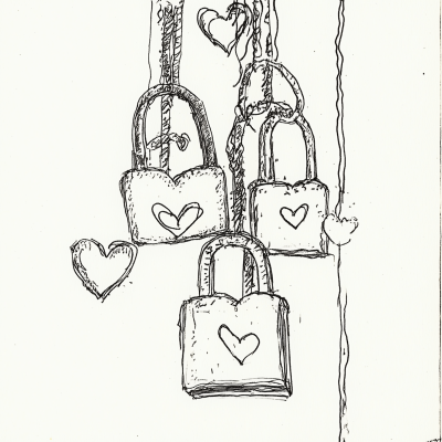 Heart Shaped Padlocks