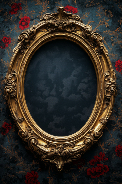 Rococo Style Oval Frame