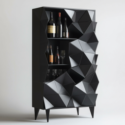 Origami Inspired Storage Unit