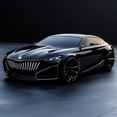 Futuristic Sedan Design