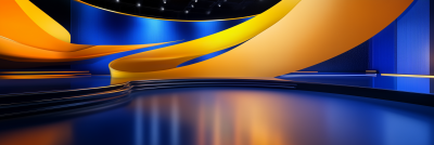 Vibrant Abstract Stage Design