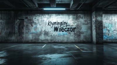 Gray Concrete Wall in Underground Garage