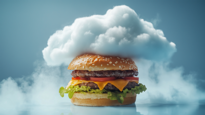 Burger Above the Clouds