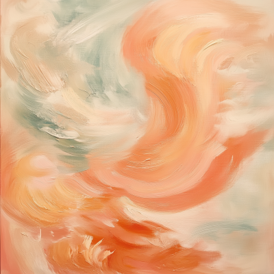 Peach Swirls
