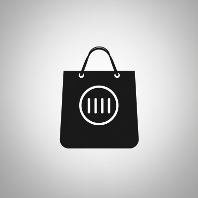 Minimalist Shopping Bag Icon