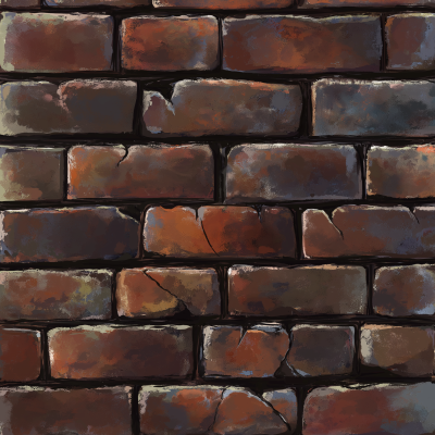 Anime Style Brick Wall