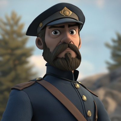 Animated American Civil War Soldier