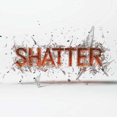 Dynamic Glass Logo for SHATTER