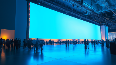 Large LED Display at Tech Conference