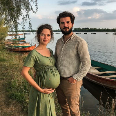 Couple by the Lake