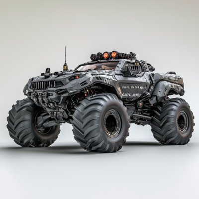 Futuristic Monster Truck