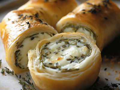 Herb Rolls with Cheese Melt