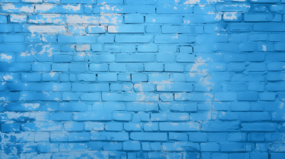 Blue Brick Wall Background